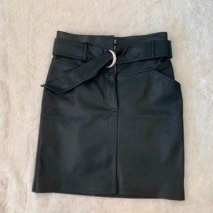 H&M leather skirt